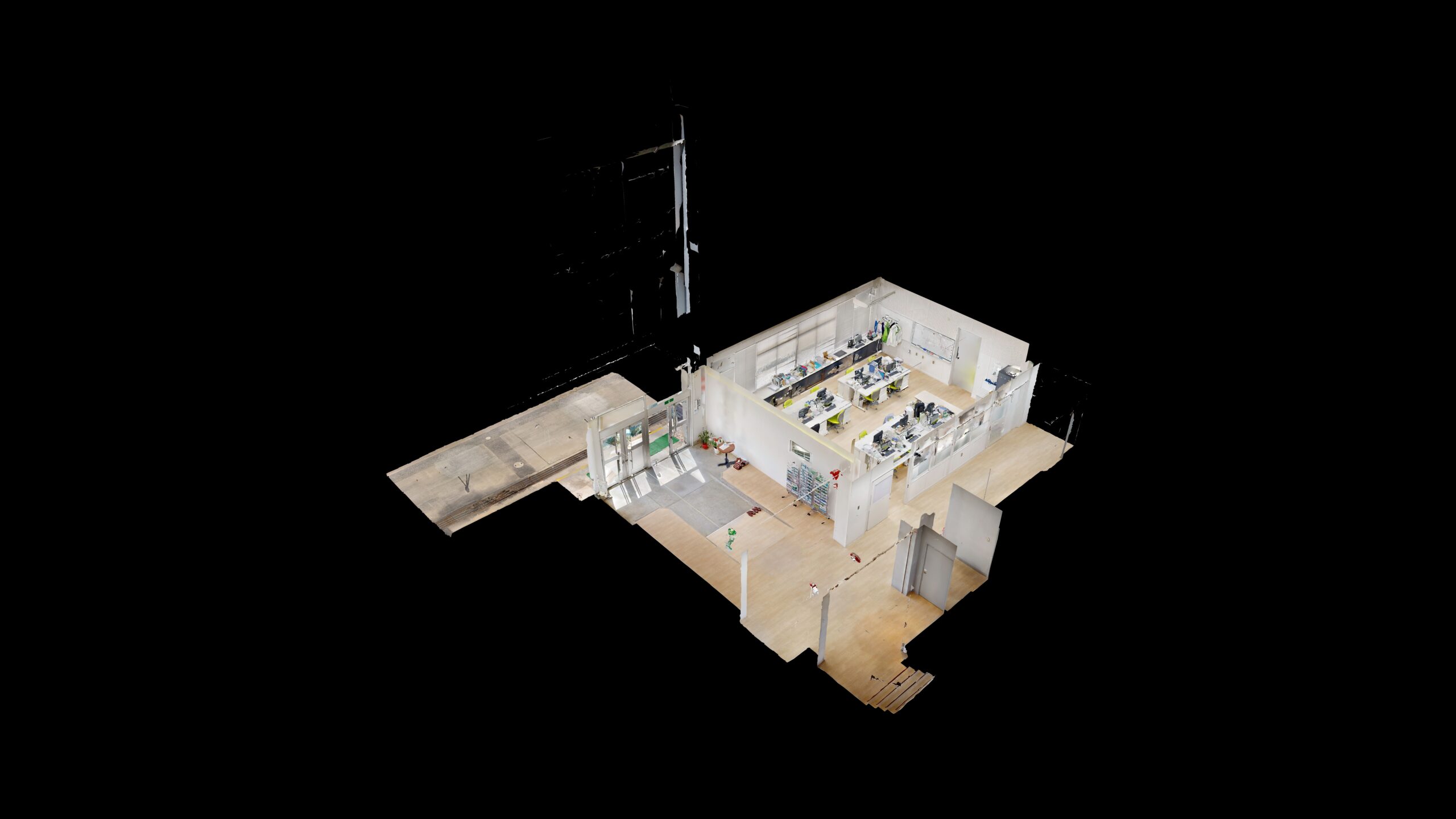 【IT企業】開発拠点を3Dで可視化（株式会社ビジコム）